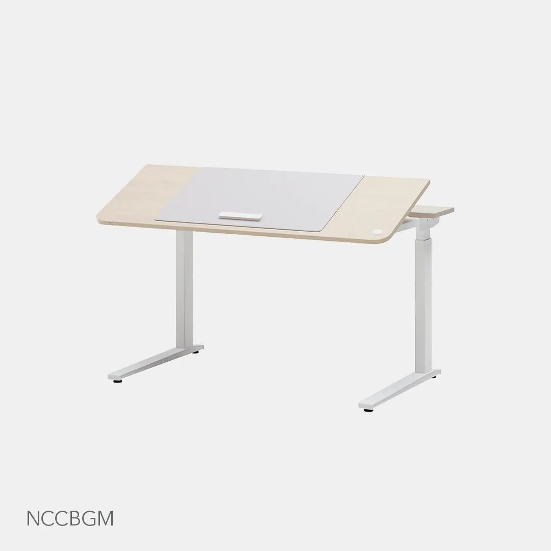 iloom Ithaca-neo Motion Desk - Natural/Beige [PICK-UP ONLY]