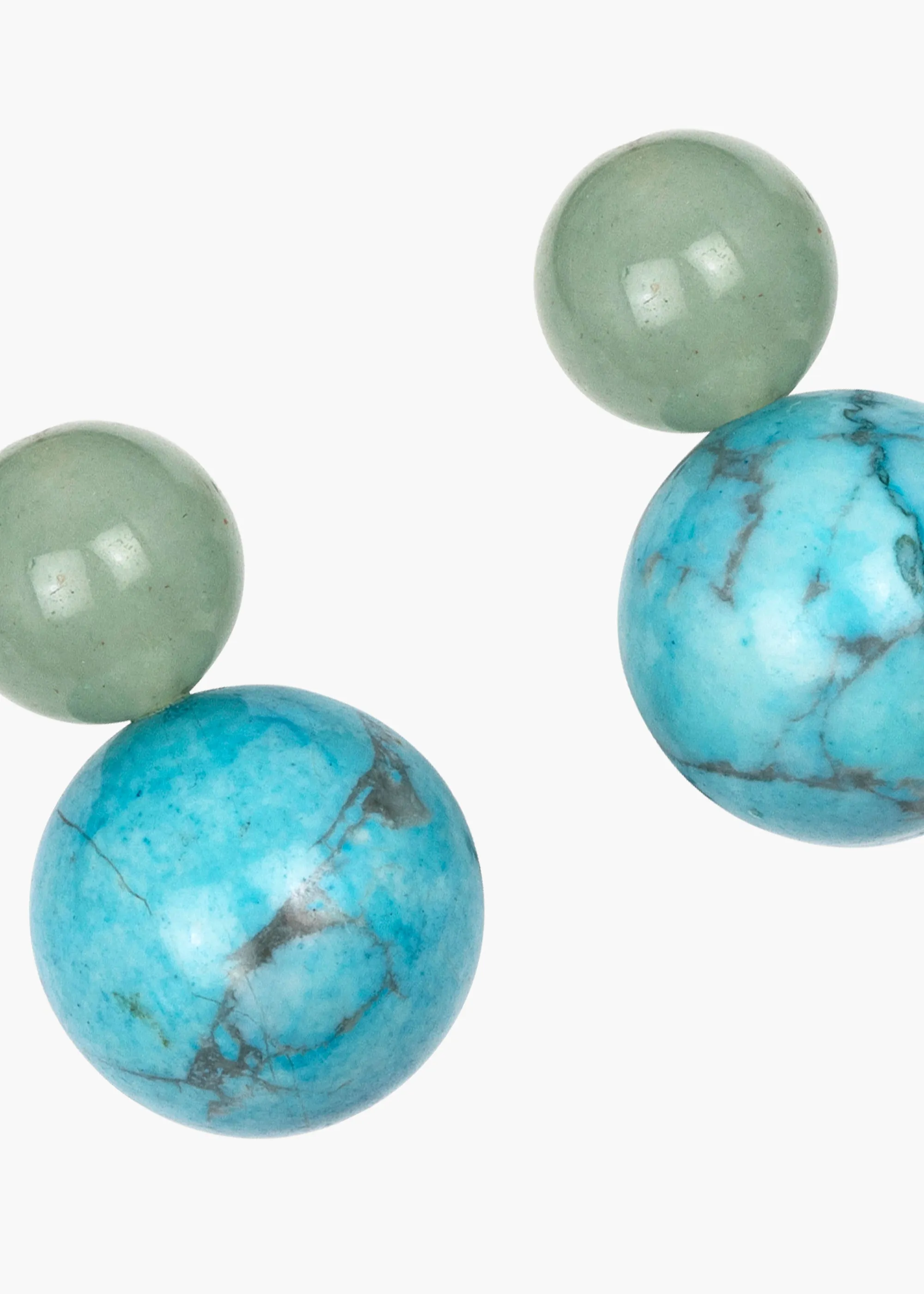 Jennifer Behr x Julia Berolzheimer Cay Earrings -- Turquoise