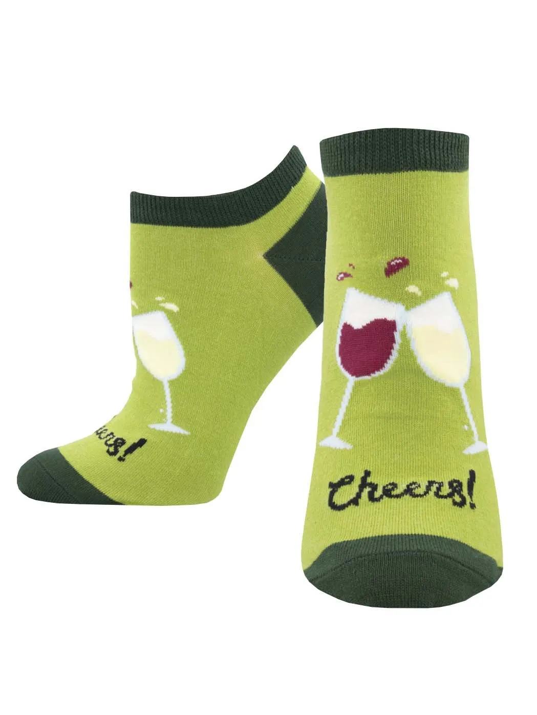 Ladies Cheers Graphic Ped Socks