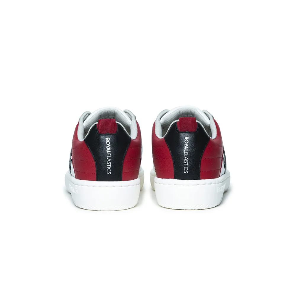 Men's Icon 2.0 White Red Leather Sneakers 06502-019