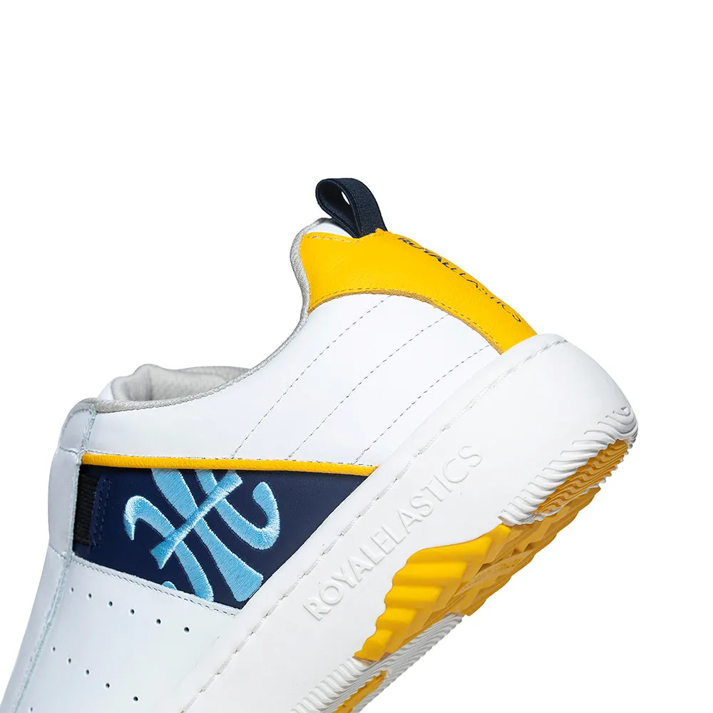 Men's Icon 2.0 Yellow Blue Leather Sneakers 06501-053