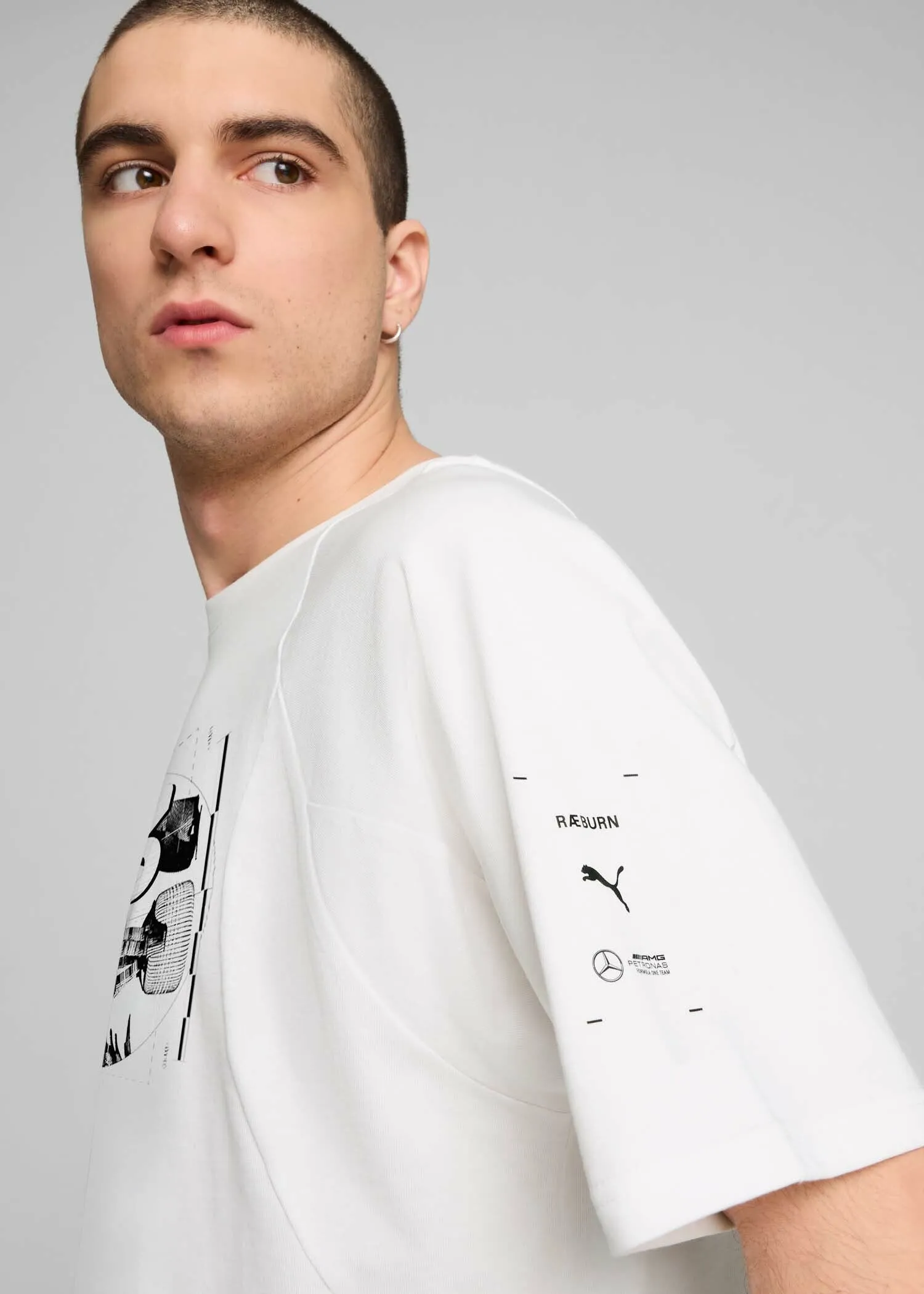 Mercedes-AMG F1 x PUMA x RÆBURN Drivers Tee "63" PUMA White