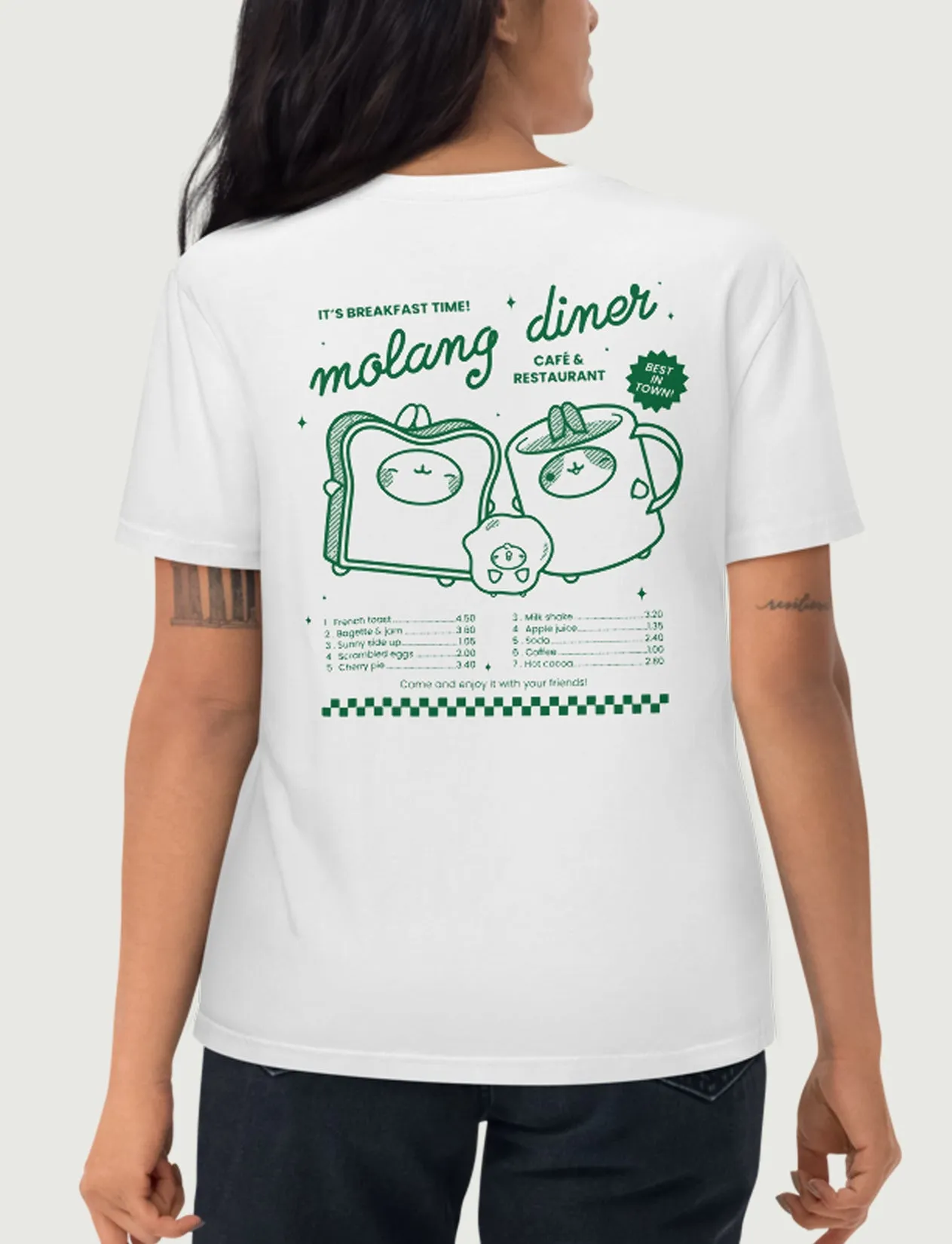 Molang Green Diner T-shirt