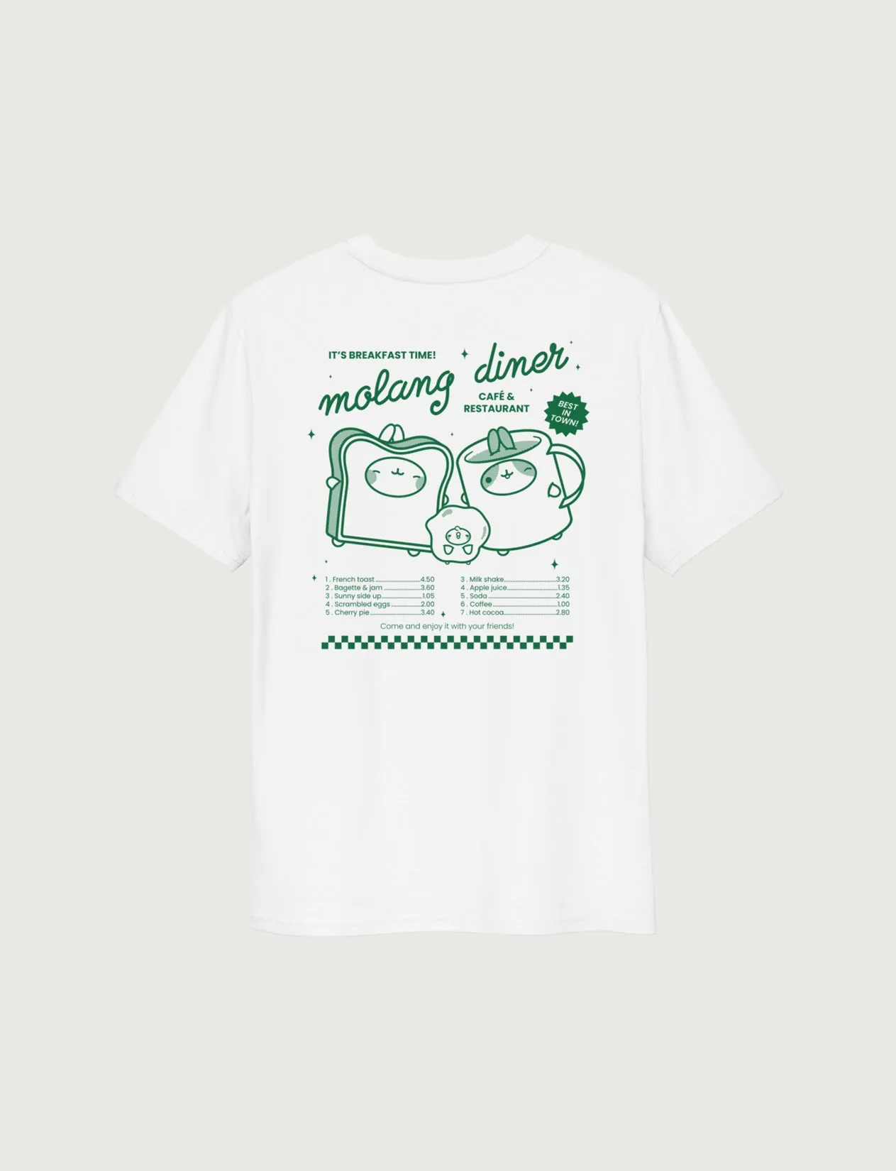 Molang Green Diner T-shirt