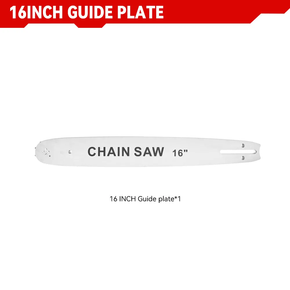 Sure, heres an optimized title for your e-commerce product in English with modifiers:

Adjustable 16-Inch Chains and Guide Plate for Electric Saw - SKU004896