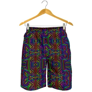 Prismatic Overlay Men's Shorts