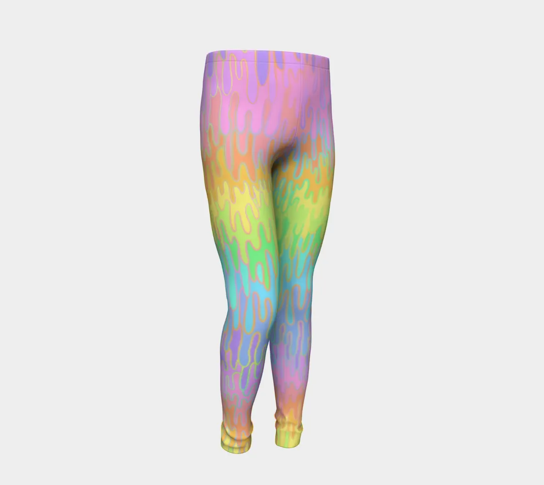 Rainbow Melt Kids Leggings