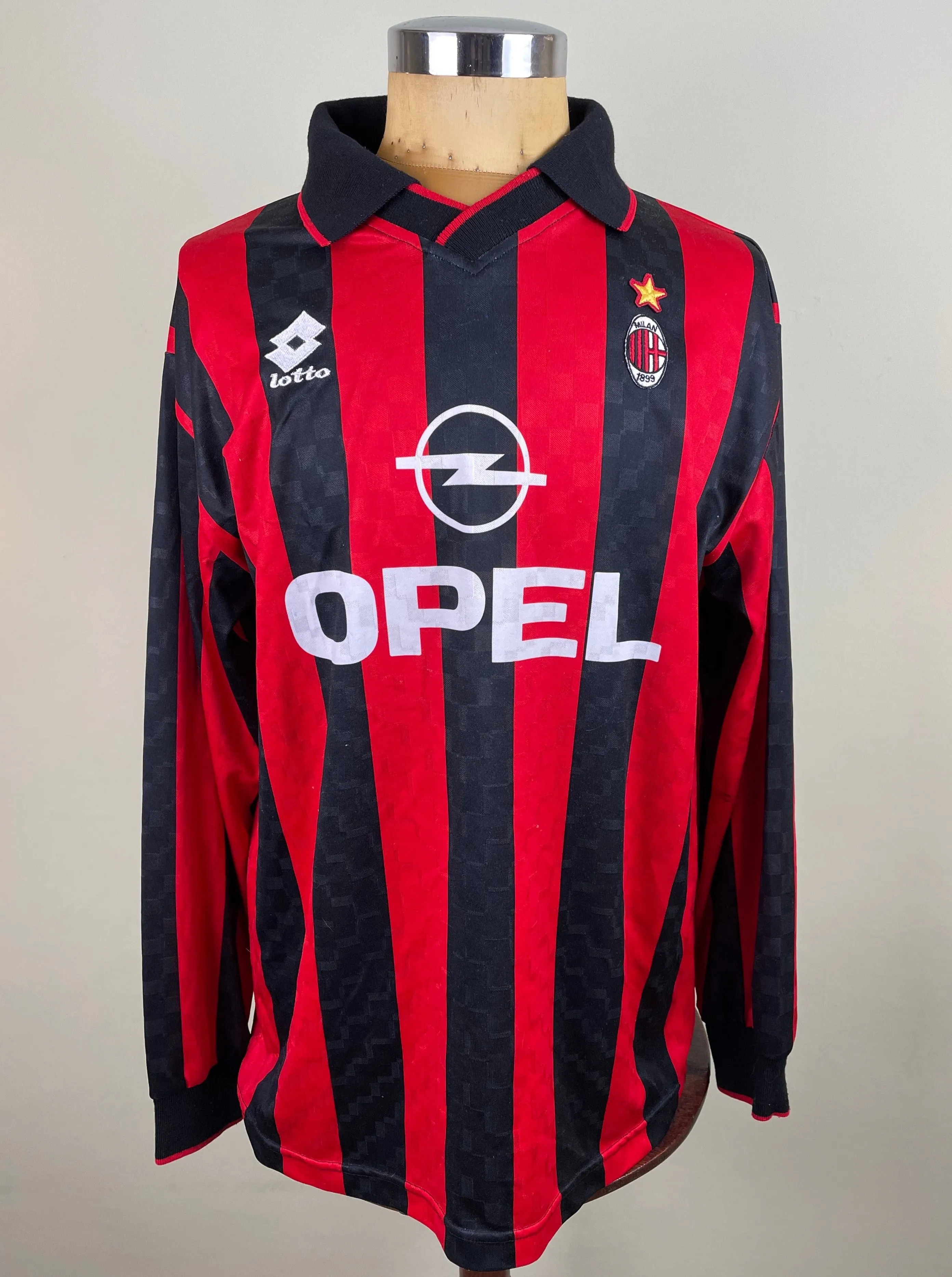 Shirt | AC Milan | 1995 | Alessandro Costacurta | Matchworn