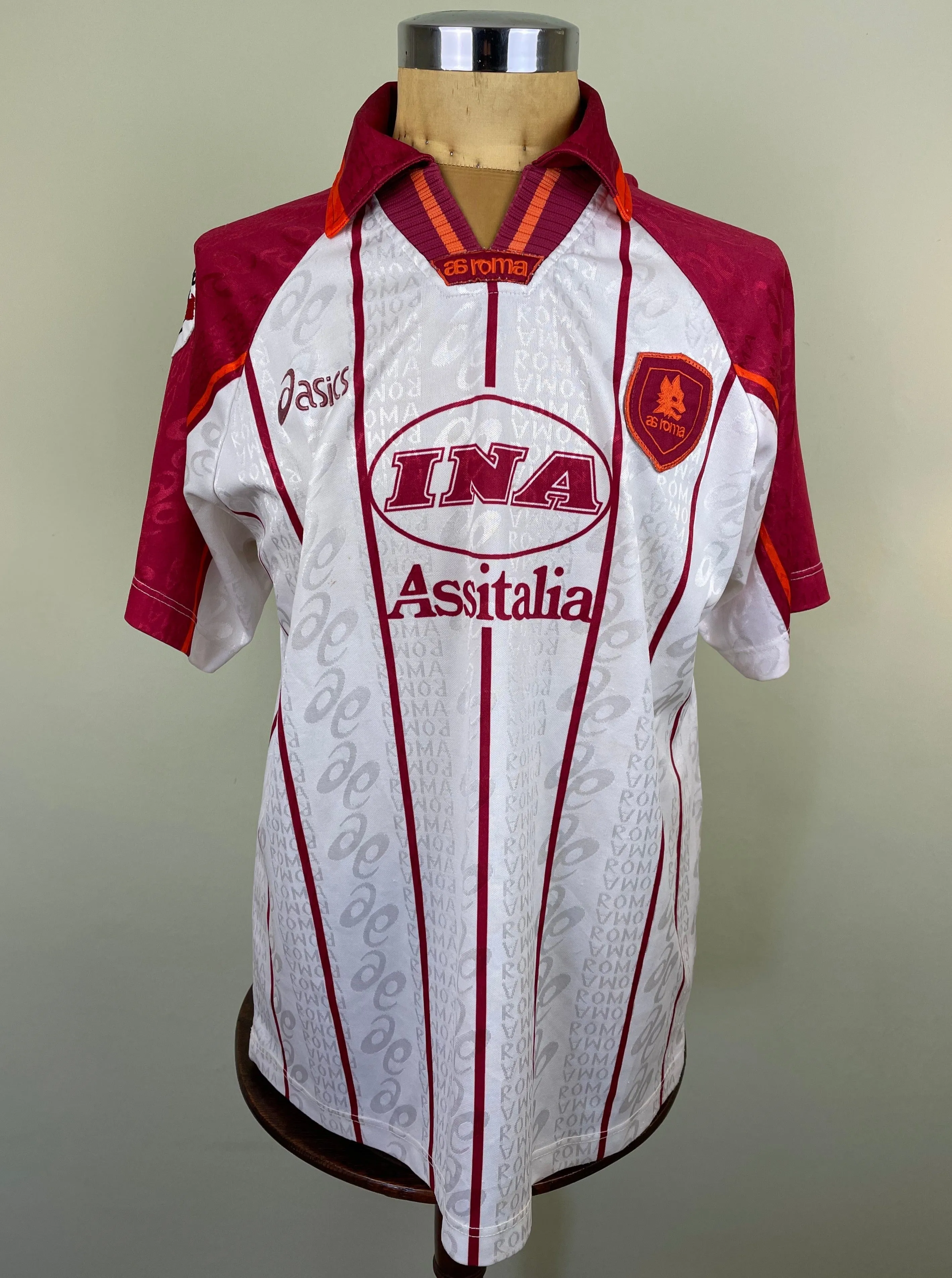 Shirt | Roma | 1996 | Francesco Totti | vs Milan