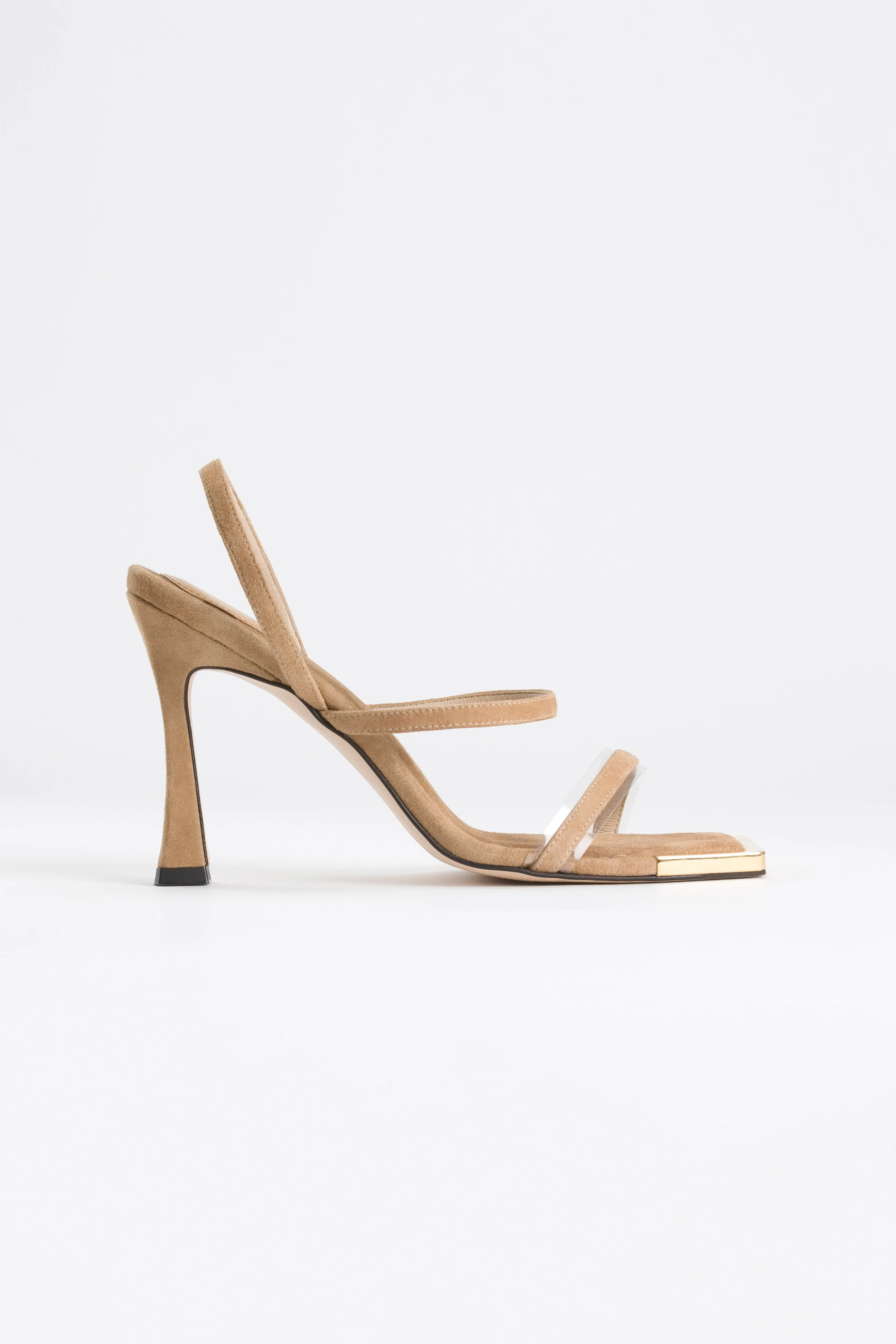 SQUARE TOE SLINGBACK | SUEDE NUDE002