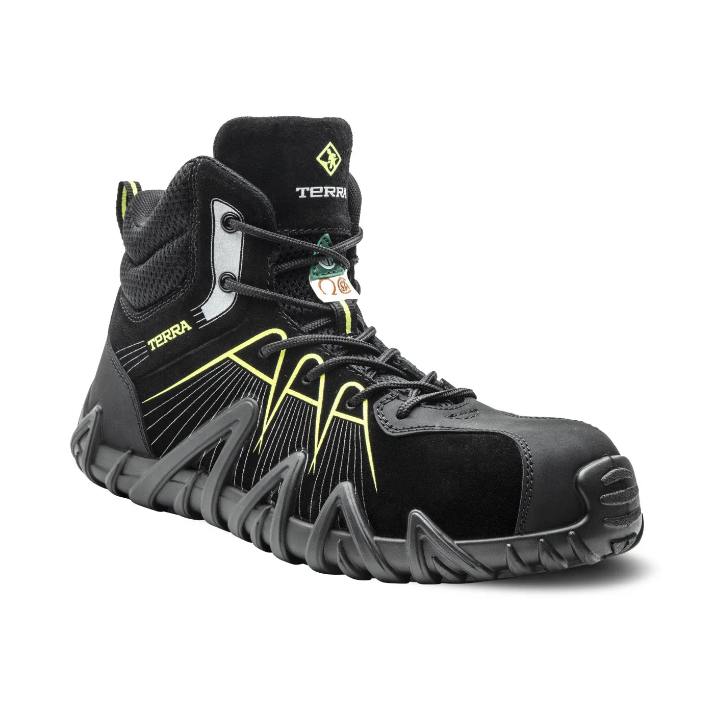 Terra Spider X Unisex Lightweight Composite Toe Mid Work Shoe TR0A4NQDBLL