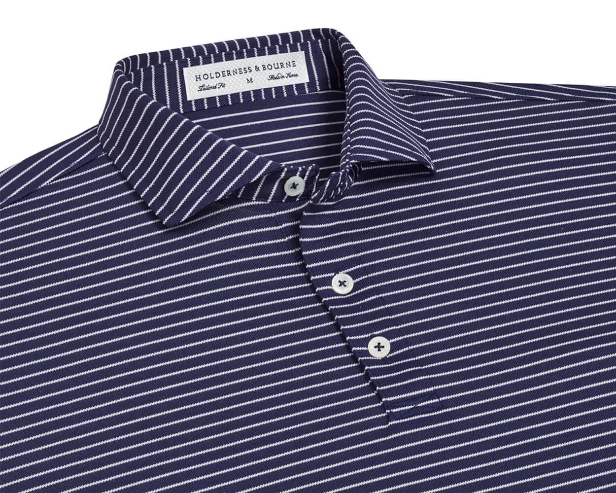 The Gordon Shirt: Navy & White