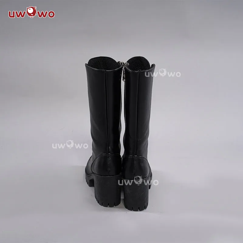 Uwowo V singer Rin Rascal Collab Witch Gothic Cosplay Shoes