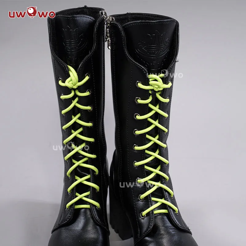 Uwowo V singer Rin Rascal Collab Witch Gothic Cosplay Shoes