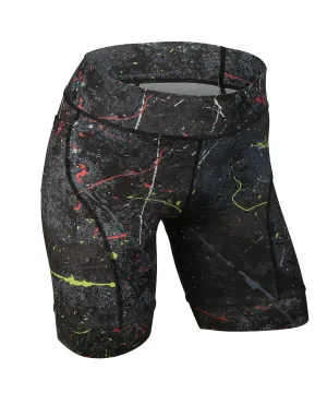 W. PERFORMANCE TRI SHORT - GRUNGE